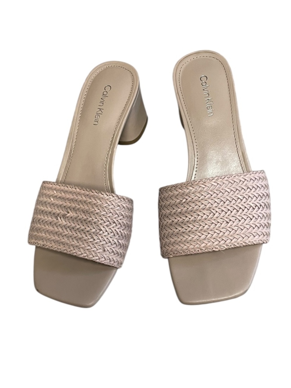 Calvin Klein Women's 2" Heel Slide On Shoes Size 8